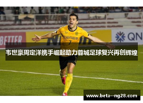 韦世豪周定洋携手崛起助力蓉城足球复兴再创辉煌